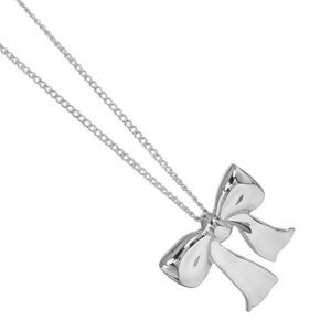[tiffany & Co] Tiffany & Co Ribbon Silver 925 Women's G Necklace